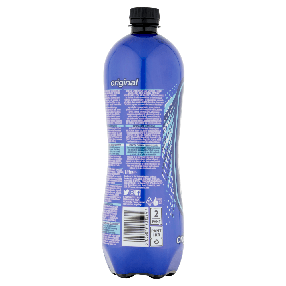 Boost Energy Original 1 Litre - UK Food & Drink - 5056079901224