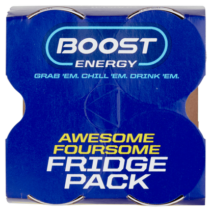 Boost Energy Original Fridge Pack 4 x 250ml - UK Food & Drink - 5056079900289