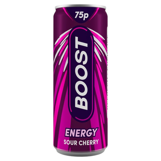 Boost Energy Sour Cherry 250ml - UK Food & Drink - 5056079901170