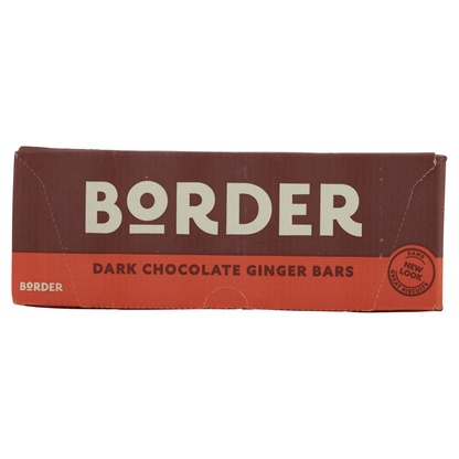 Border Dark Chocolate Ginger Bars 6 x 24g (144g) - UK Food & Drink - 5012036001444