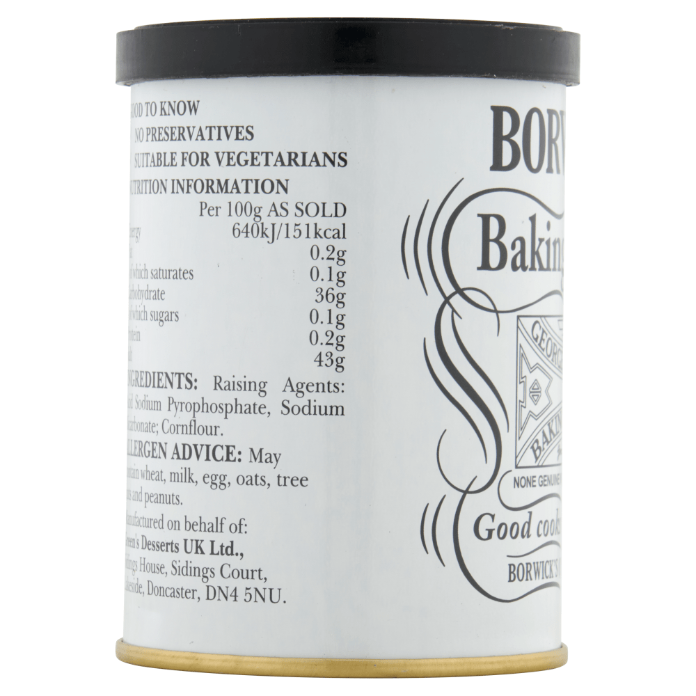 Borwick's Baking Powder 100g - UK Food & Drink - 50115204