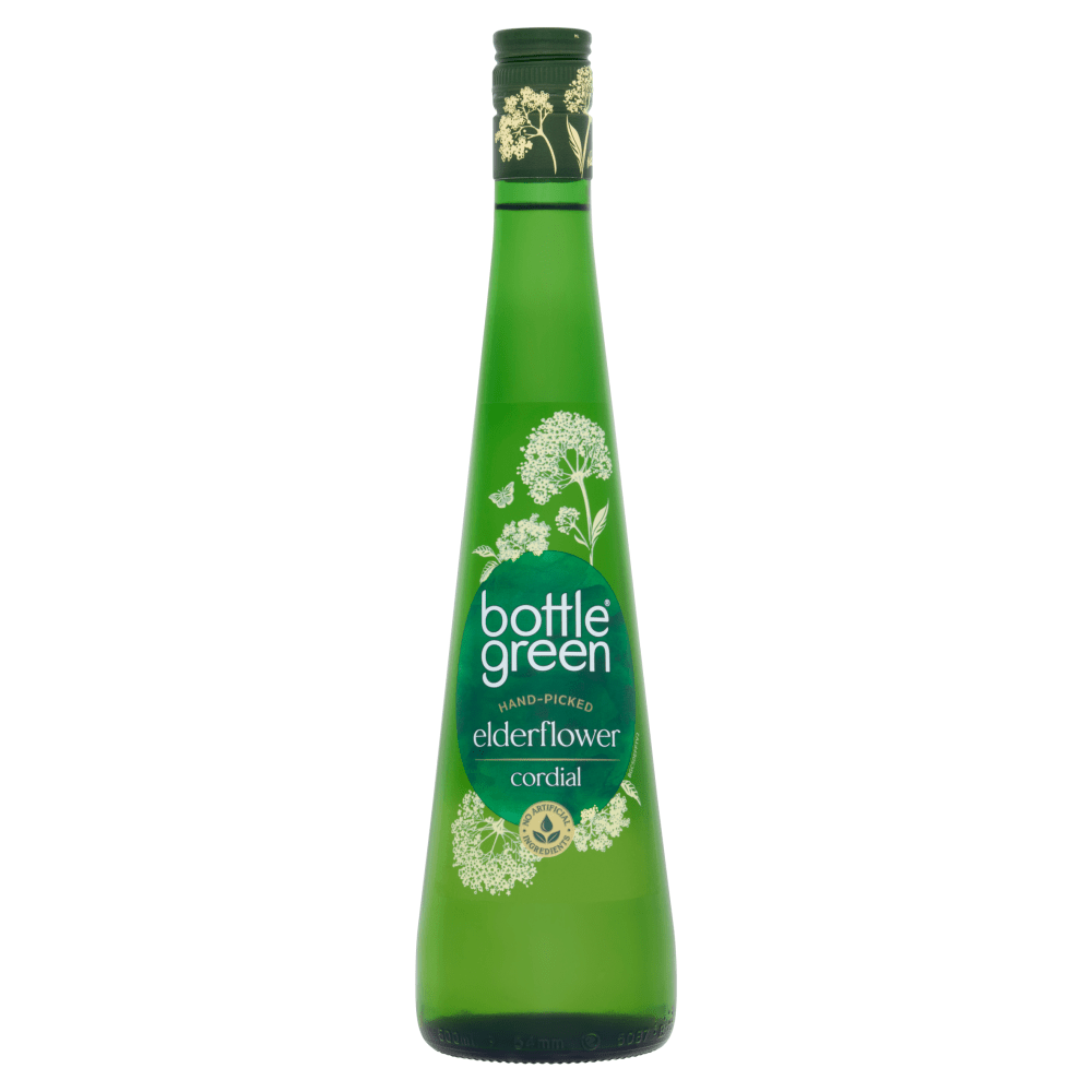 Bottlegreen Hand - Picked Elderflower Cordial 500ml - UK Food & Drink - 5021812000656