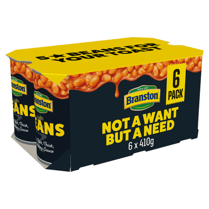 Branston Baked Beans 6 x 410g - UK Food & Drink - 5000232882035