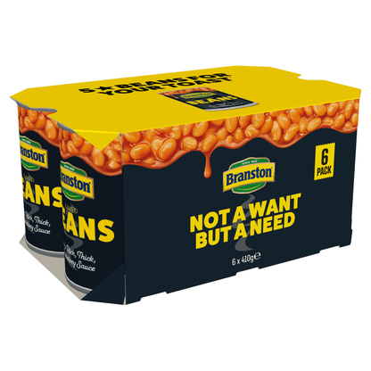 Branston Baked Beans 6 x 410g - UK Food & Drink - 5000232882035
