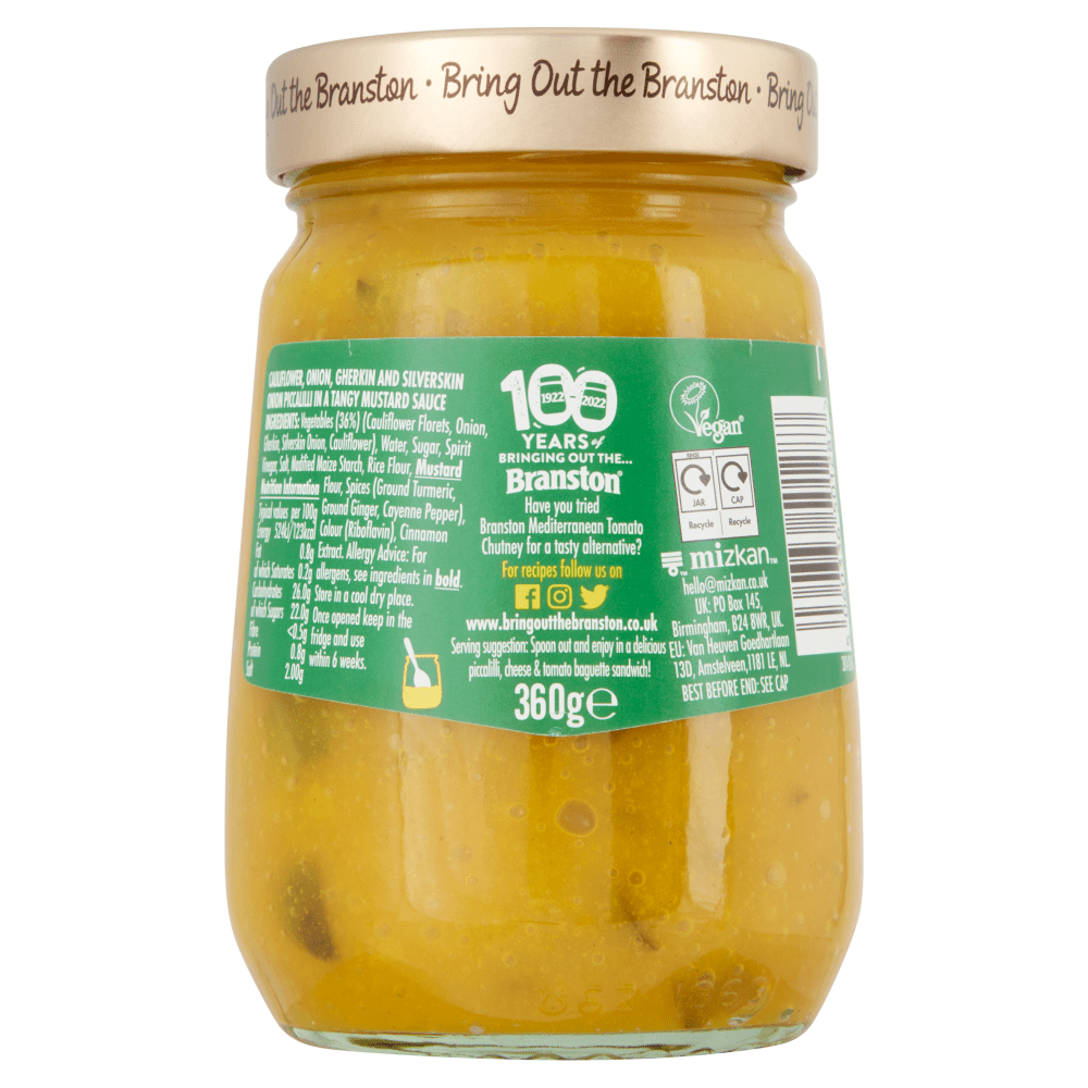 Branston Piccalilli 360g - UK Food & Drink - 5060336501287