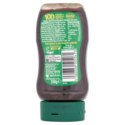 Branston Small Chunk Pickle Squeezable 350g - UK Food & Drink - 5060336505261
