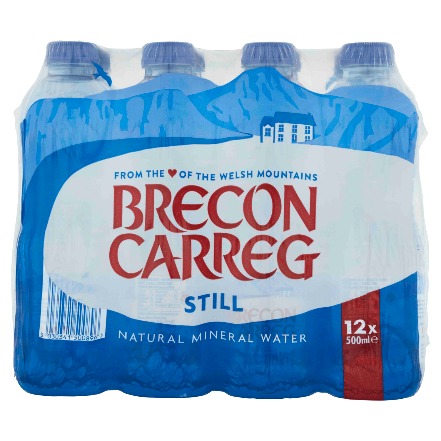Brecon Carreg Still Natural Mineral Water 12 x 500ml - UK Food & Drink - 5030341500896