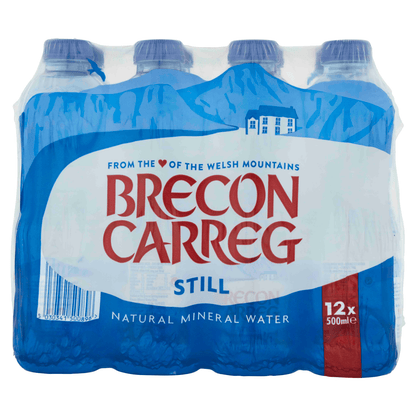 Brecon Carreg Still Natural Mineral Water 12 x 500ml - UK Food & Drink - 5030341500896