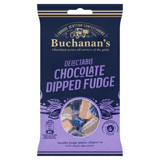 Buchanan's Delectable Chocolate Dipped Fudge 120g - UK Food & Drink - 5017375067366