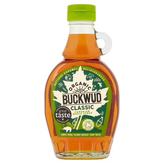 Buckwud Organic Classic Canadian Maple Syrup 250g - UK Food & Drink - 5011273014903