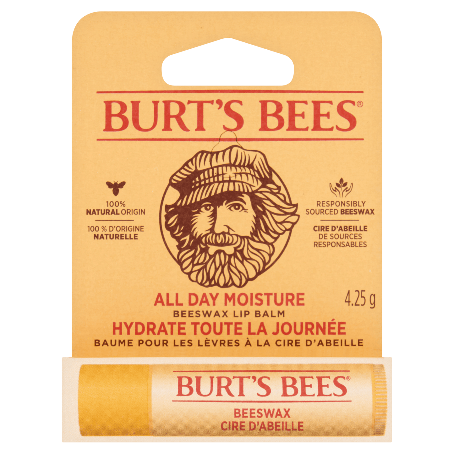 Burts Bees Beeswax Lip Balm 4.25g - UK Food & Drink - 792850140004