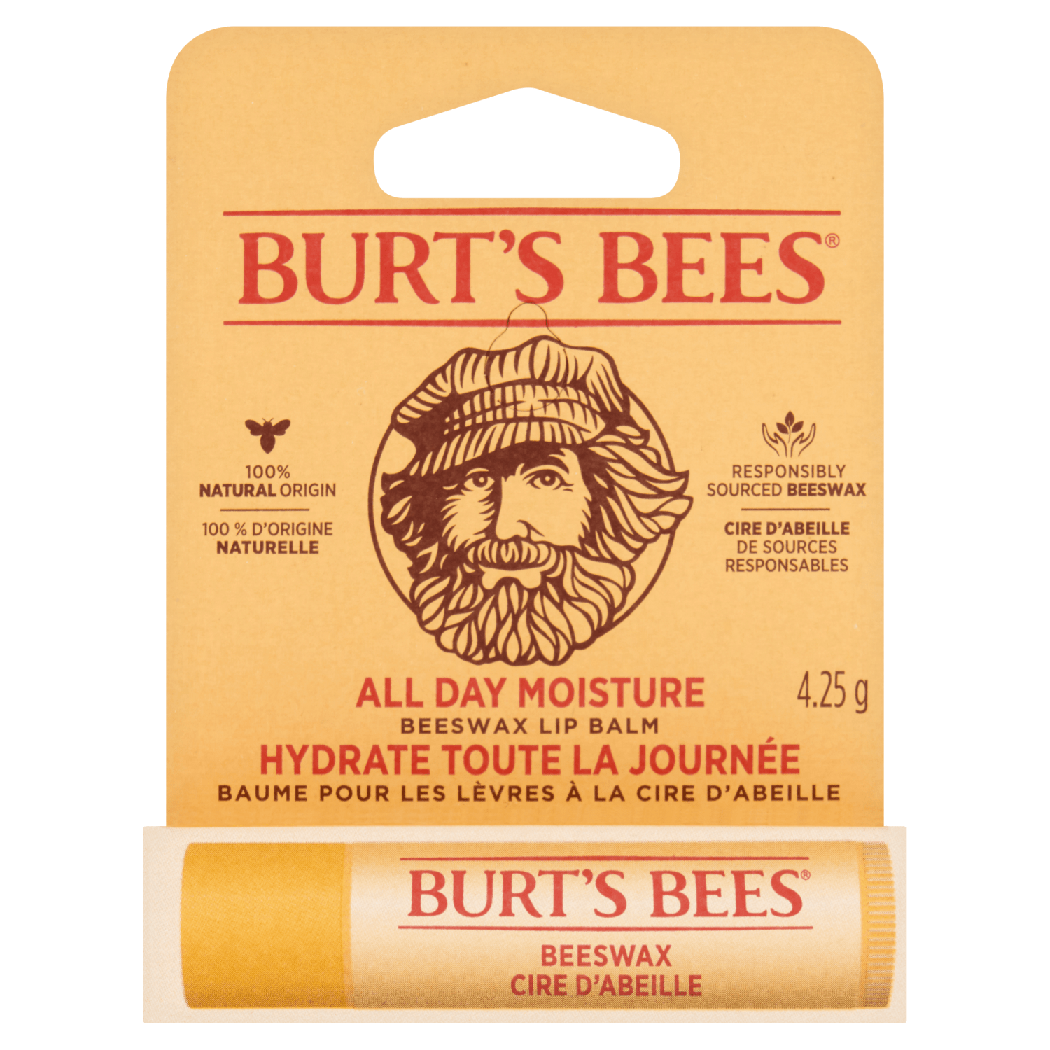 Burts Bees Beeswax Lip Balm 4.25g - UK Food & Drink - 792850140004
