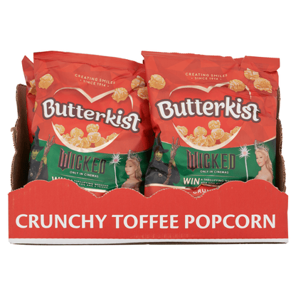 Butterkist Crunchy Toffee Popcorn 170g - UK Food & Drink - 5000237126875