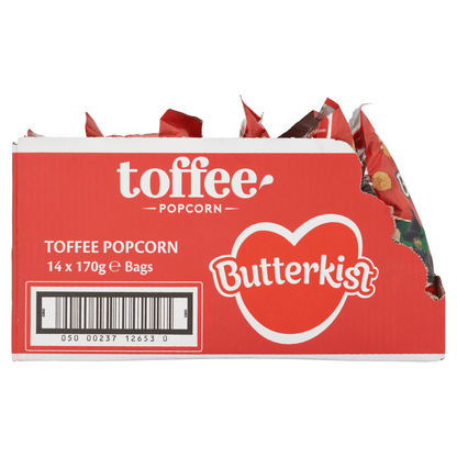 Butterkist Crunchy Toffee Popcorn 170g - UK Food & Drink - 5000237126875