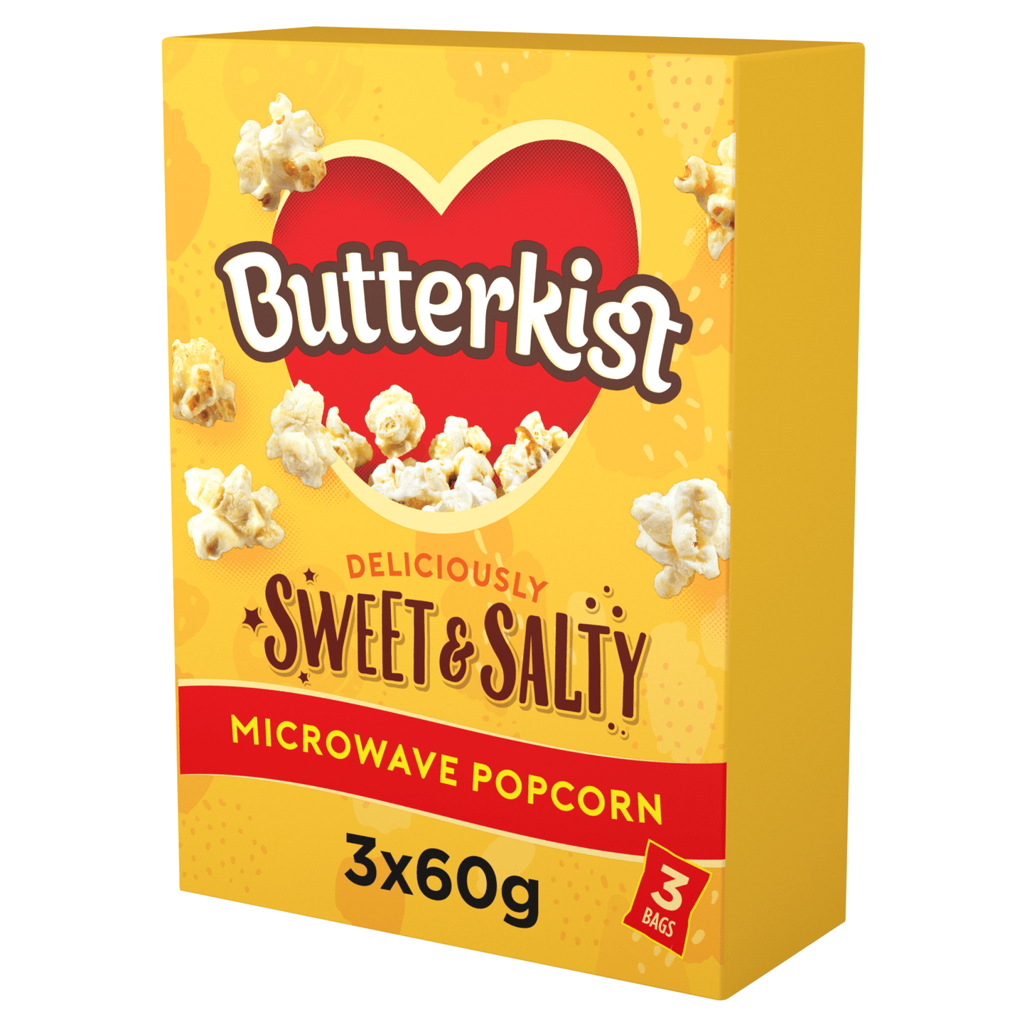 Butterkist Deliciously Sweet & Salty Microwave Popcorn 3 x 60g - UK Food & Drink - 5000237129753