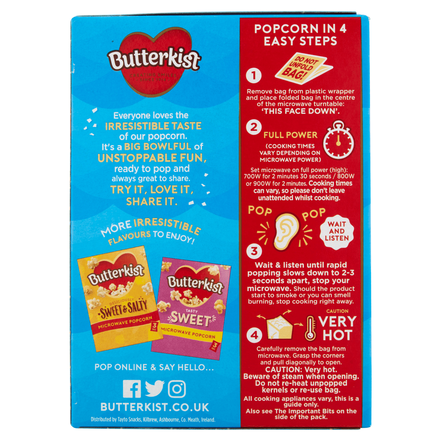 Butterkist Simply Salted Microwave Popcorn 3 x 60g - UK Food & Drink - 5000237129739
