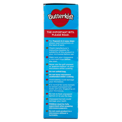 Butterkist Simply Salted Microwave Popcorn 3 x 60g - UK Food & Drink - 5000237129739