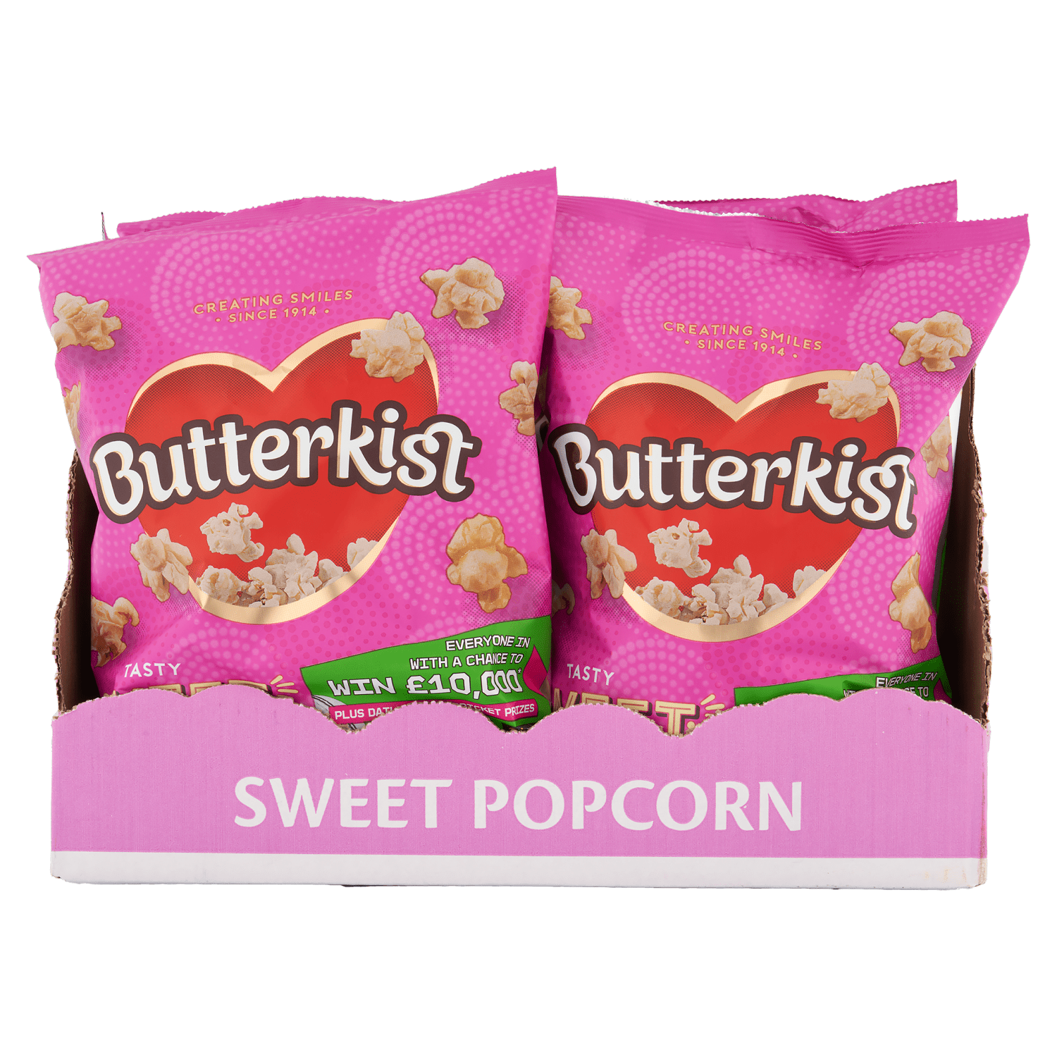 Butterkist Tasty Sweet Popcorn 100g - UK Food & Drink - 5000237126806