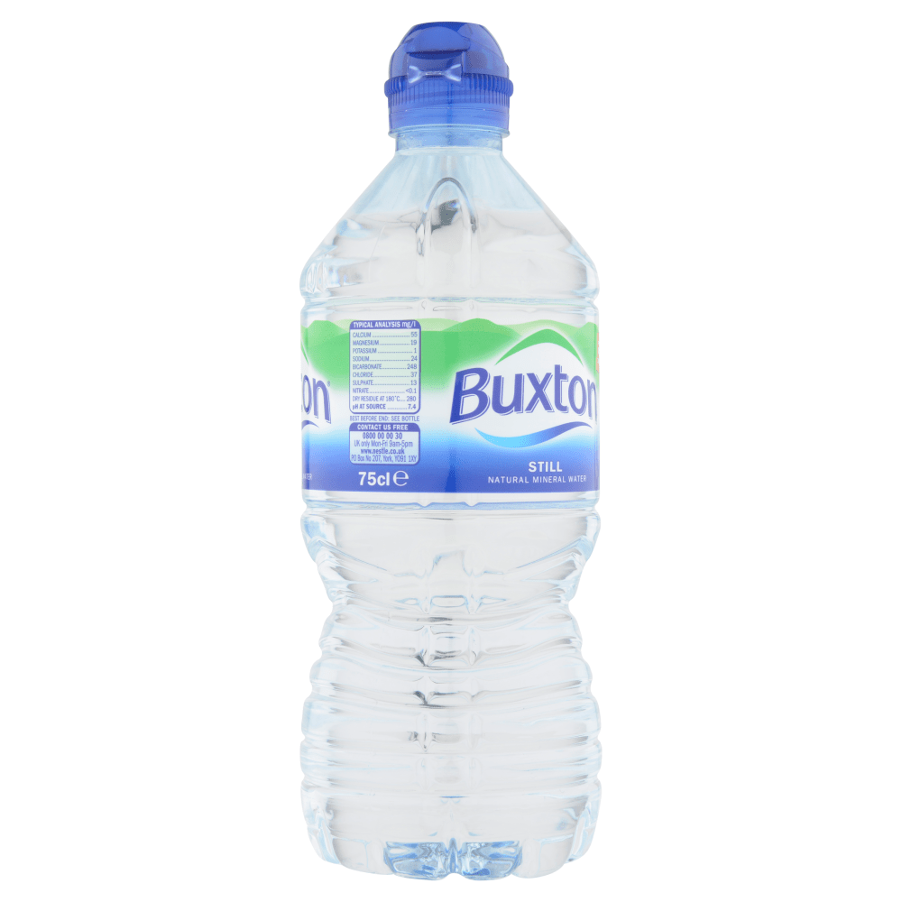 Buxton Still Natural Mineral Water 75cl - UK Food & Drink - 5015552601112