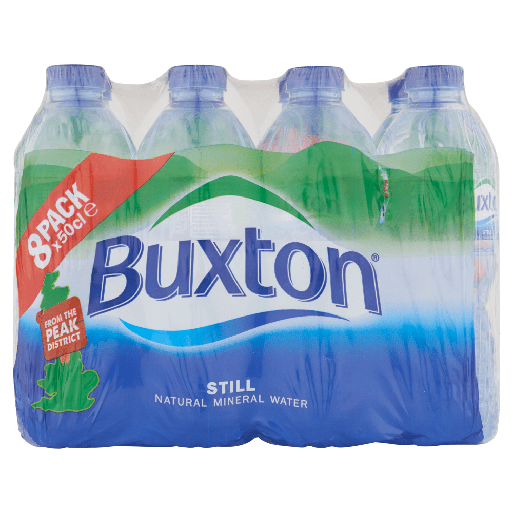 Buxton Still Natural Mineral Water 8 x 50cl - UK Food & Drink - 7613032807566