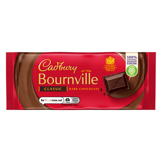 Cadbury Bournville Dark Chocolate Chocolate Bar 100 Gr - UK Food & Drink - 7622210098917