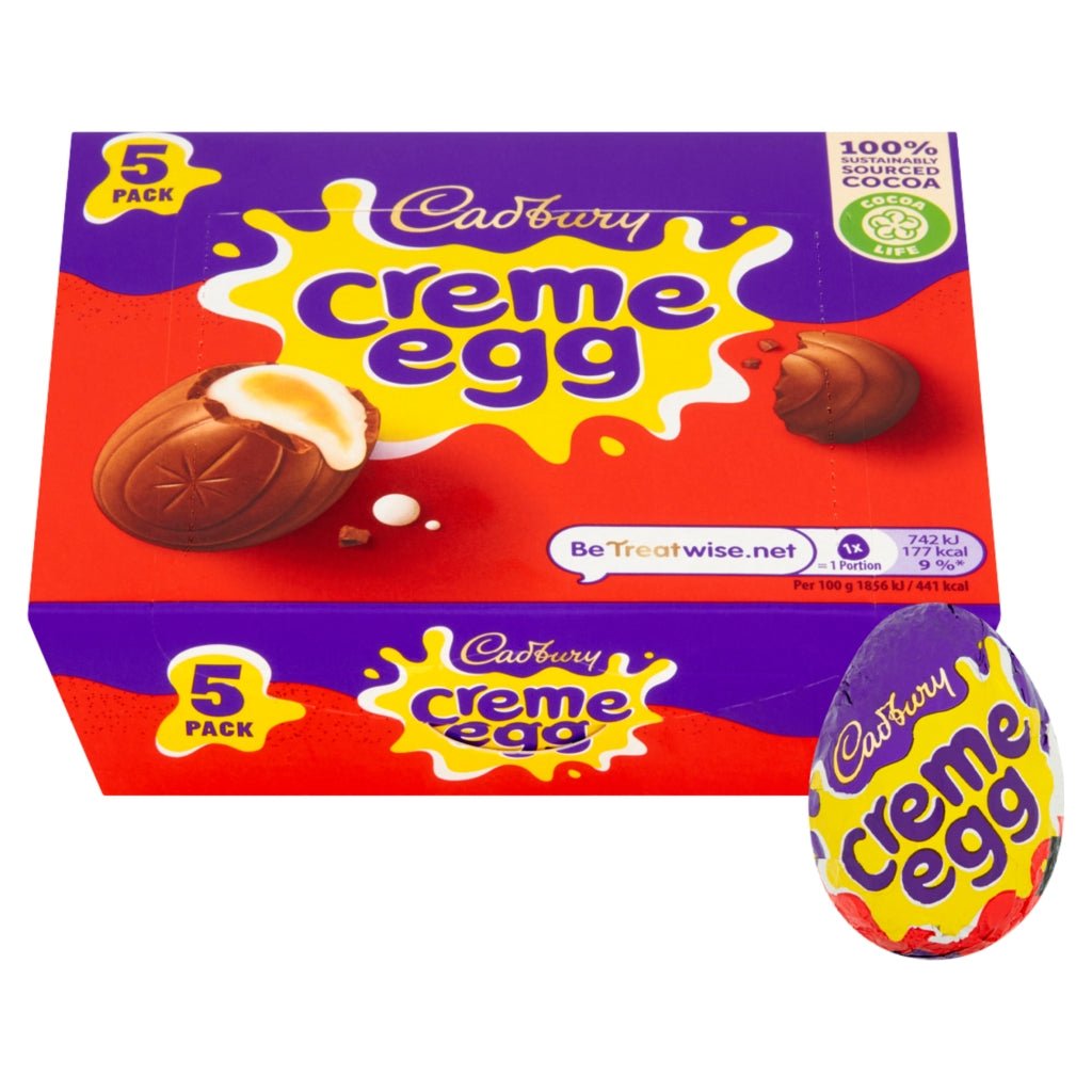 Cadbury Creme Egg 5 x 40g (200g) - UK Food & Drink - 7622210344205