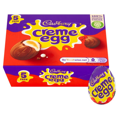 Cadbury Creme Egg 5 x 40g (200g) - UK Food & Drink - 7622210344205