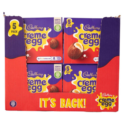 Cadbury Creme Egg 5 x 40g (200g) - UK Food & Drink - 7622210344205