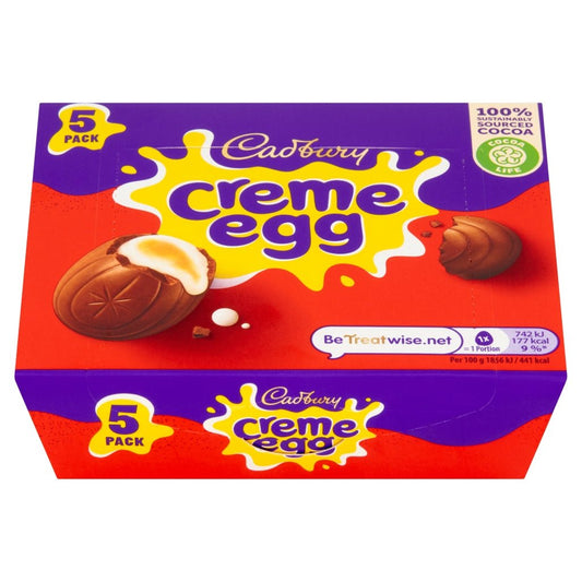 Cadbury Creme Egg 5 x 40g (200g) - UK Food & Drink - 7622210344205
