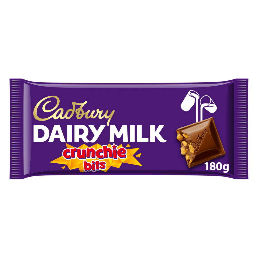Cadbury Crunchie Chocolate Bar 180 Gr - UK Food & Drink - 7622201148973