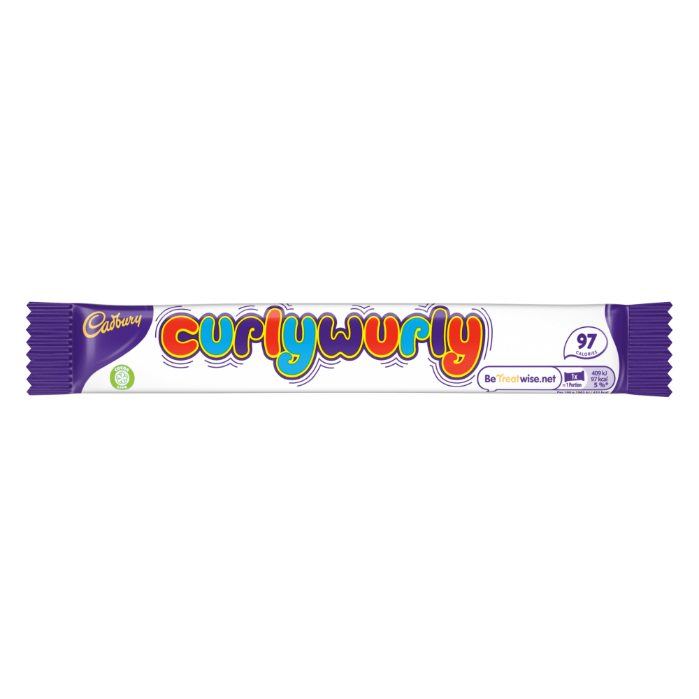 Cadbury Curlywurly Chocolate Bar 21.5 Gr - UK Food & Drink - 7622201143480