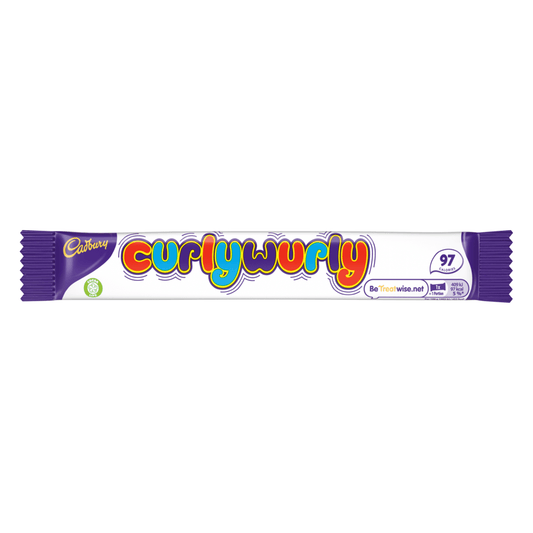 Cadbury Curlywurly Chocolate Bar 21.5 Gr - UK Food & Drink - 7622201143480