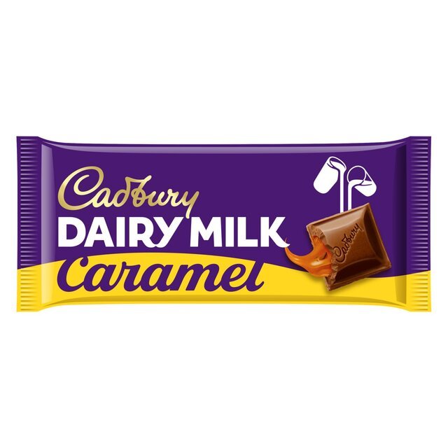 Cadbury Dairy Milk Caramel Chocolate Bar 180 Gr - UK Food & Drink - 7622201770433
