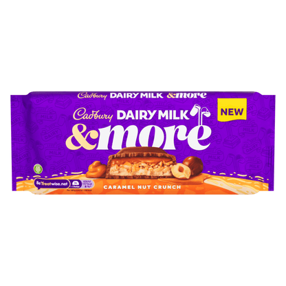 Cadbury Dairy Milk Caramel Nut Chocolate Tablet 200 Gr - UK Food & Drink - 7622202029844