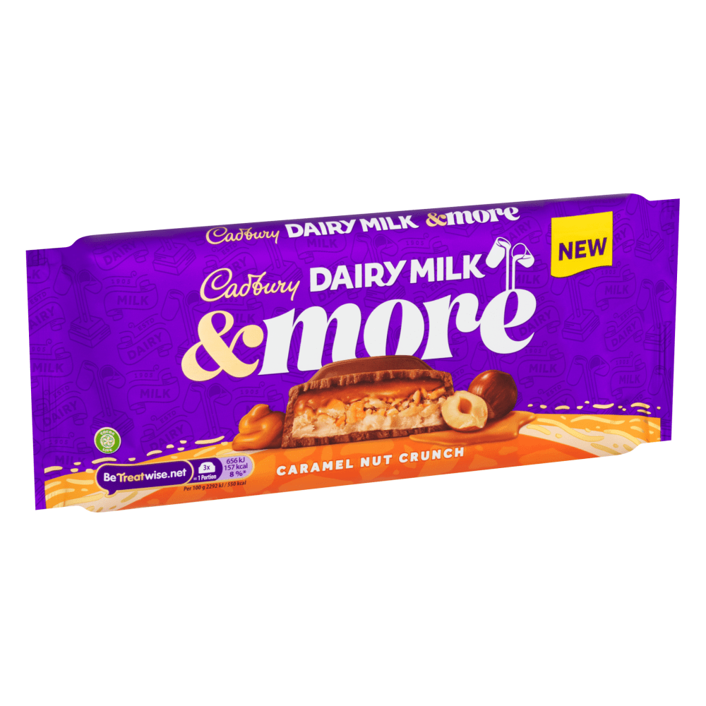 Cadbury Dairy Milk Caramel Nut Chocolate Tablet 200 Gr - UK Food & Drink - 7622202029844