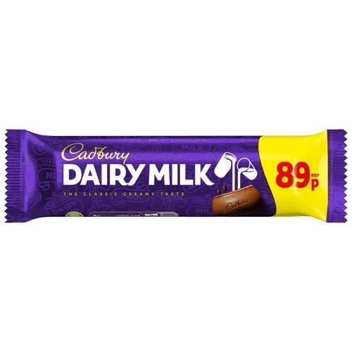 Cadbury Dairy Milk Chocolate Bar 45 Gr - UK Food & Drink - 7622202275494