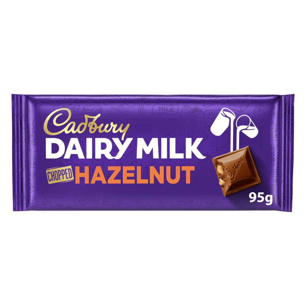 Cadbury Dairy Milk Chopped Nut Chocolate 95 Gr - UK Food & Drink - 7622210644466
