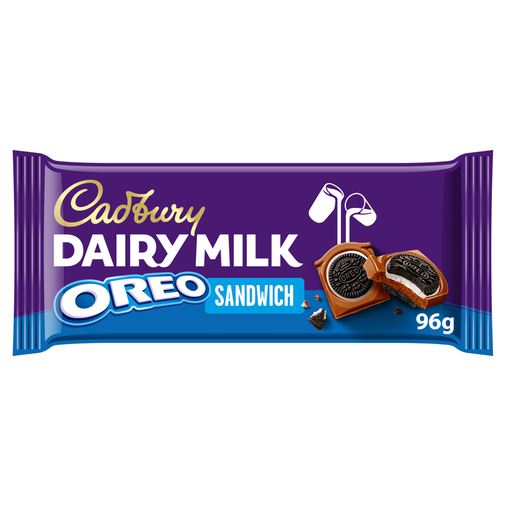 Cadbury Dairy Milk Oreo Sandwich 96g - UK Food & Drink - 7622210949813