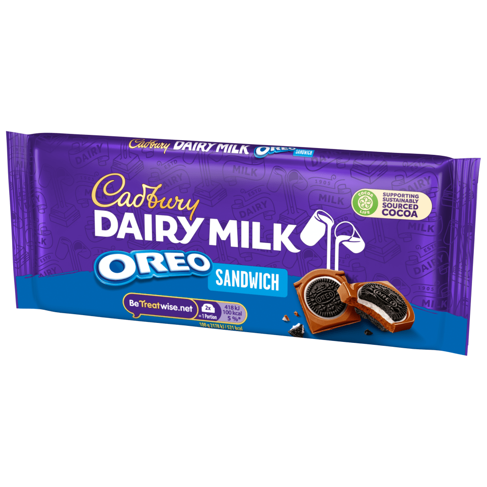 Cadbury Dairy Milk Oreo Sandwich 96g - UK Food & Drink - 7622210949813