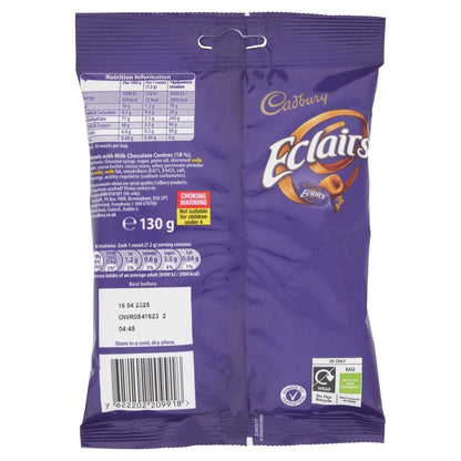Cadbury Eclairs 130g - UK Food & Drink - 7622202209918