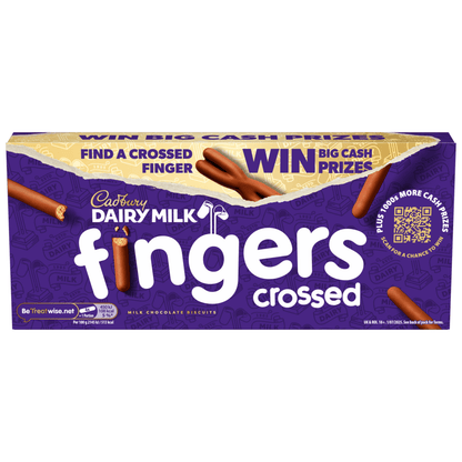 Cadbury Fingers Milk Chocolate Biscuits 114 Gr - UK Food & Drink - 72417161575