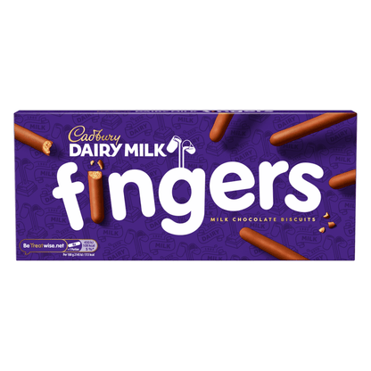 Cadbury Fingers Milk Chocolate Biscuits 114 Gr - UK Food & Drink - 72417161575