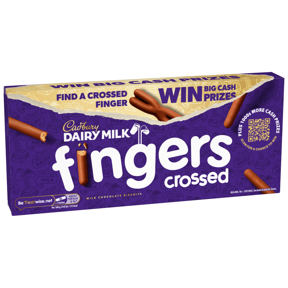 Cadbury Fingers Milk Chocolate Biscuits 114 Gr - UK Food & Drink - 72417161575