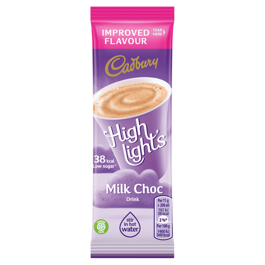 Cadbury Highlights Milk Hot Chocolate 11g - UK Food & Drink - 96033197
