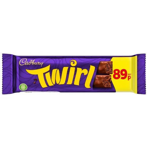 Cadbury Twirl Pm 89P 43G - UK Food & Drink - 7622202275432