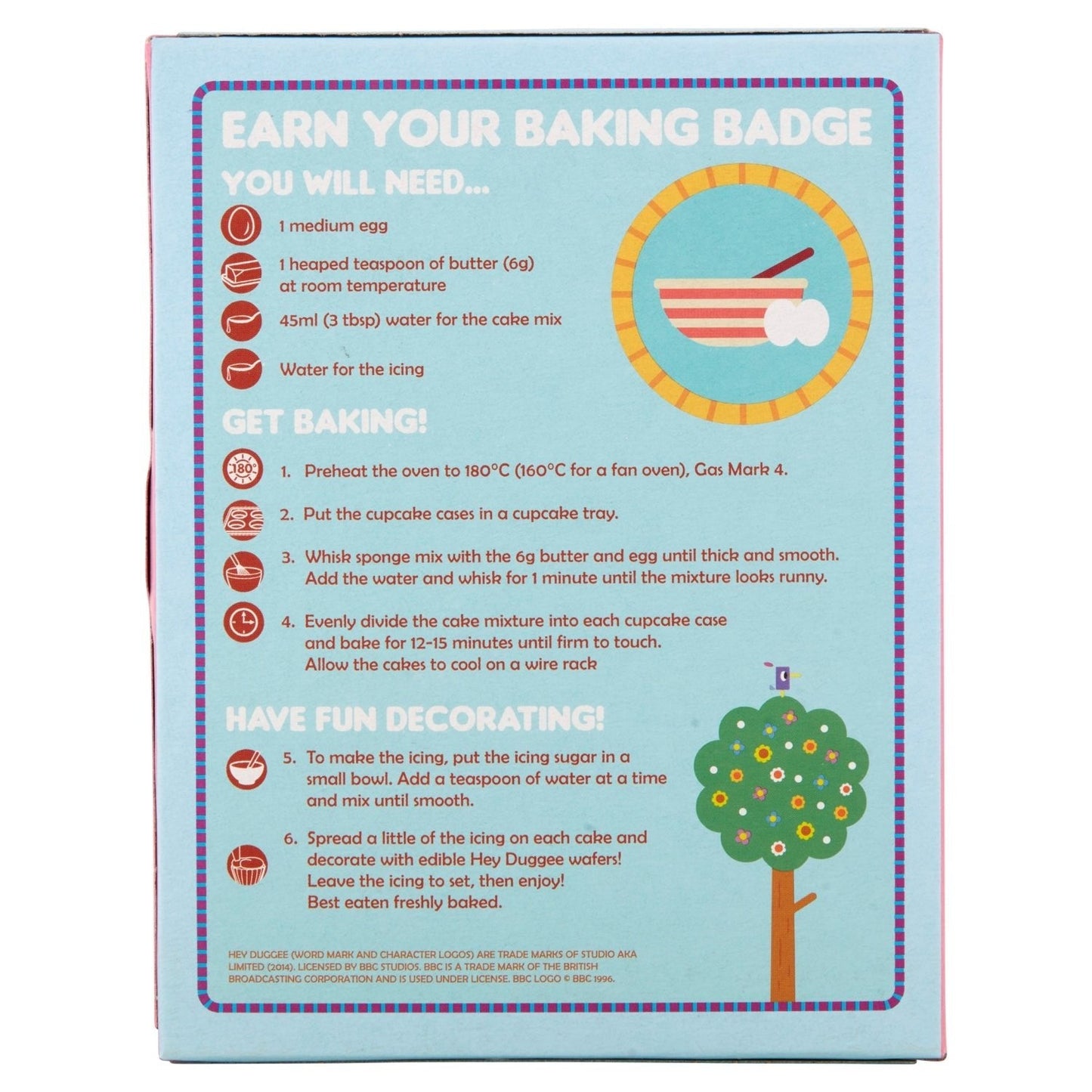 Cake Angels Hey Duggee Cupcake Kit 161g - UK Food & Drink - 5030101031967