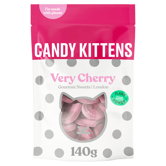 Candy Kittens Very Cherry Gourmet Sweets 140g - UK Food & Drink - 5060384262932