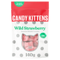 Candy Kittens Wild Strawberry Gourmet Sweets 140g - UK Food & Drink - 5060384262918