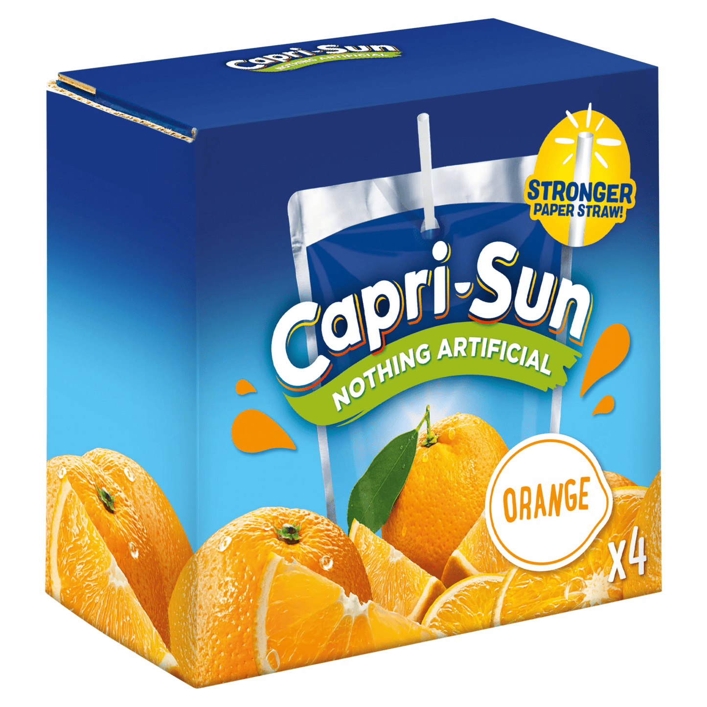 Capri - Sun Nothing Artificial Orange 4 x 200ml - UK Food & Drink - 5449000008442