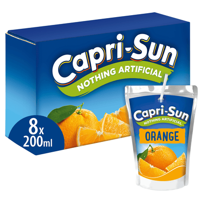 Capri - Sun Orange 8 x 200ml - UK Food & Drink - 5449000008282